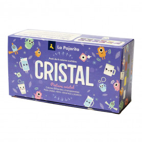  Pack 6 Pintura Cristal La Pajarita