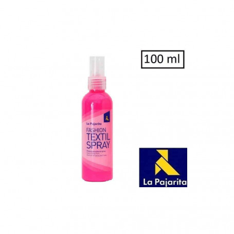 Spray Pintura textil La pajarita-15 Rosa Flúor