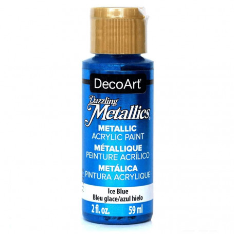 La Americana metálico 59 ml DecoArt - 075 Azul Hielo