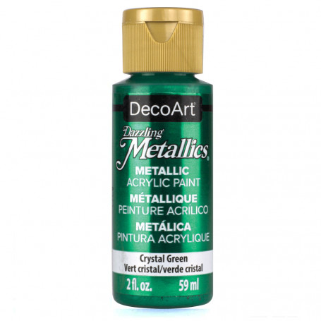 La Americana metálico 59 ml DecoArt - 076 Verde Cristal