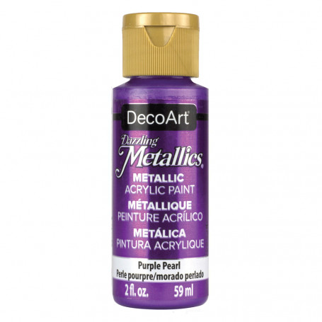 La Americana metálico 59 ml DecoArt - 124 Morado Perlado