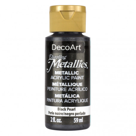  La Americana metálico 59 ml DecoArt - 127 Negro Perlado