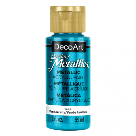 La Americana metálico 59 ml DecoArt - 322 Verde Azulado