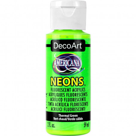 Acrílico Americana Neón 59 ml - Verde Caliente