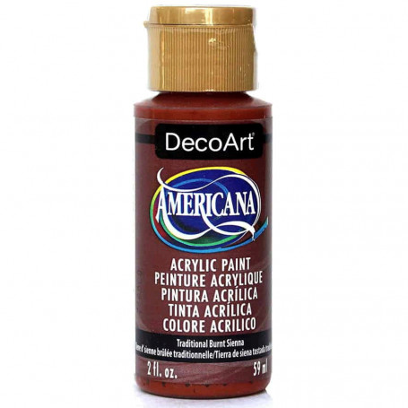  La Americana 59 ml DecoArt - 223 Tierra de Sienna Tostada Tradicional