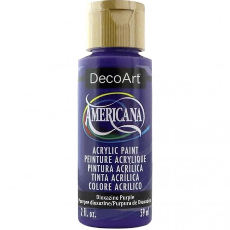 La Americana 59 ml DecoArt - 101 Purpura de Dioxadina