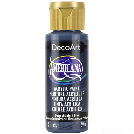 La Americana 59 ml DecoArt - 166 Azul Medianoche Profundo
