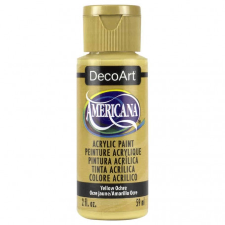 La Americana 59 ml DecoArt - 008 Amarillo Ocre