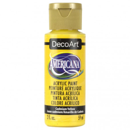 La Americana 59 ml DecoArt - 010 Amarillo de Cadmio