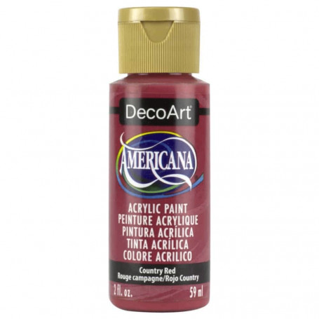 La Americana 59 ml DecoArt - 018 Rojo Country
