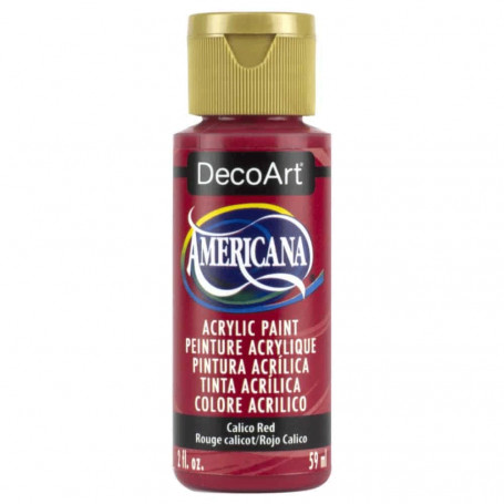 La Americana 59 ml DecoArt - 020 Rojo Calico (transparente)