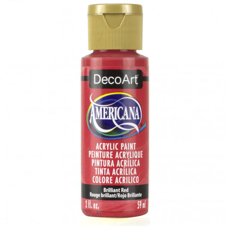 La Americana 59 ml DecoArt - 145 Rojo Brillante