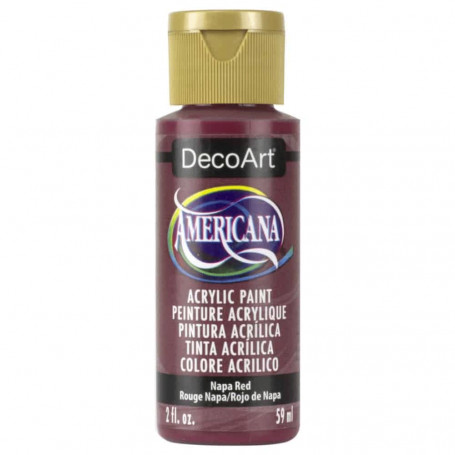 La Americana 59 ml DecoArt - 165 Rojo de Napa