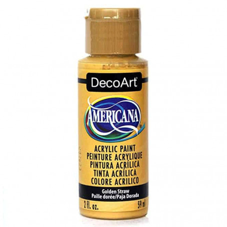 La Americana 59 ml DecoArt - 168 Paja Dorada