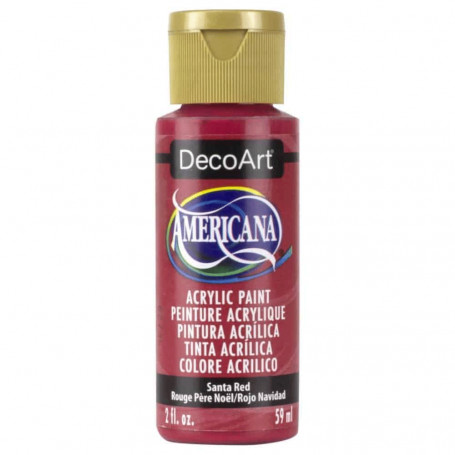 La Americana 59 ml DecoArt - 170 Rojo Navidad