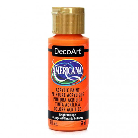 La Americana 59 ml DecoArt - 228 Naranja Brillante