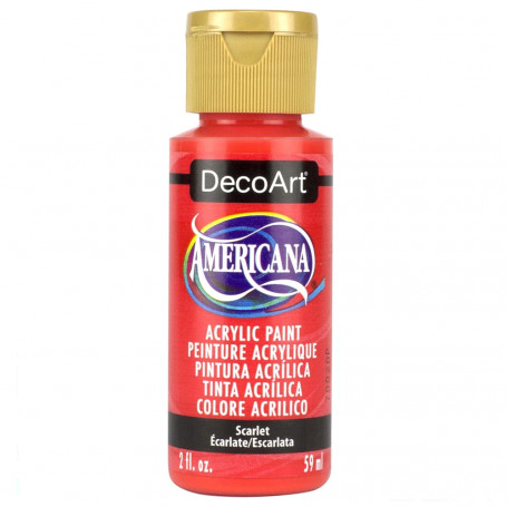 La Americana 59 ml DecoArt - 345 Escarlata