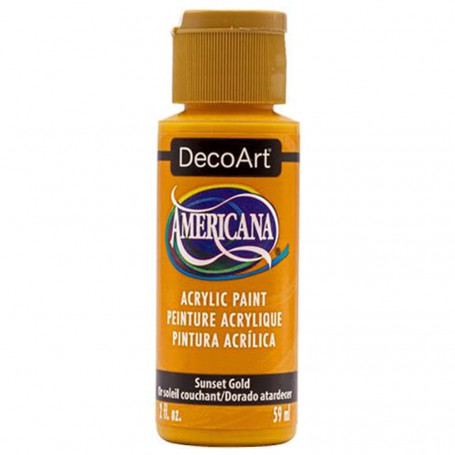 La Americana 59 ml DecoArt - 405 Dorado Atardecer