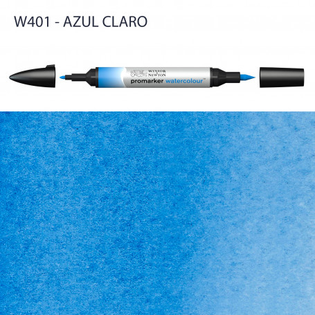 Rotulador Promarker Watercolour Winsor & Newton W401-Azul Claro