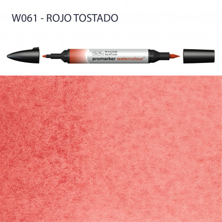 Rotulador Promarker Watercolour Winsor & Newton W061-Rojo Tostado