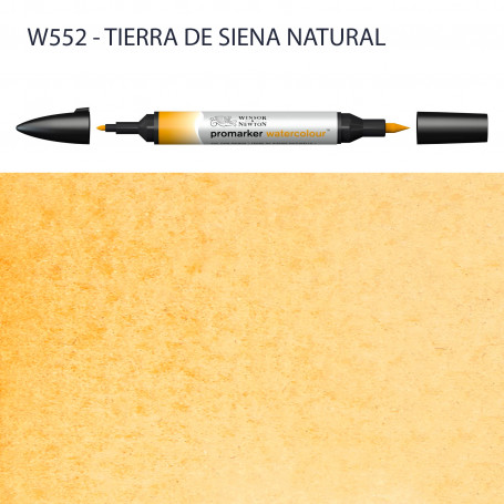 Rotulador Promarker Watercolour Winsor & Newton W552-Tierra de Siena Natural