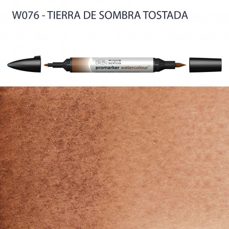 Rotulador Promarker Watercolour Winsor & Newton W076-Tierra de Sombra Tostada