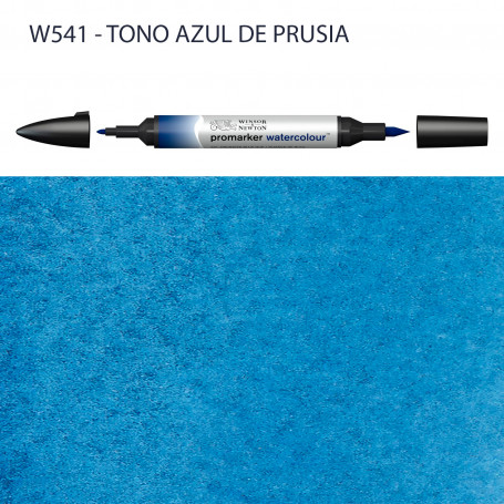 Rotulador Promarker Watercolour Winsor & Newton W541-Tono Azul de Prusia
