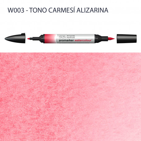 Rotulador Promarker Watercolour Winsor & Newton W003-Tono Carmesí Alizarina
