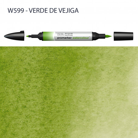 Rotulador Promarker Watercolour Winsor & Newton W599-Verde de Vejiga
