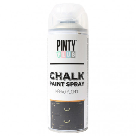 Spray Chalk Finish Pintyplus - Negro Plomo