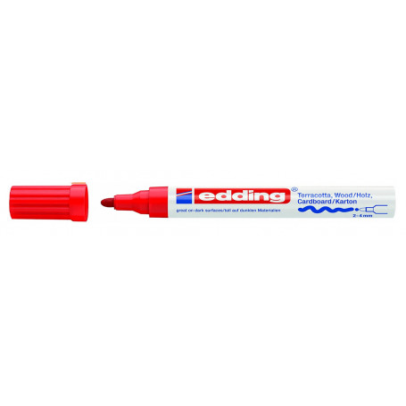 Deco Marker Edding 4000 - 02 Rojo