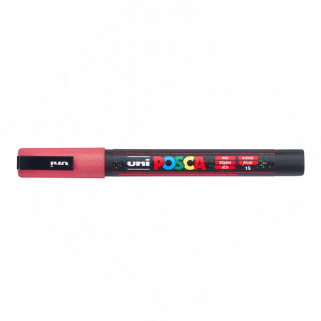 Posca PC-3ML - 15 Rojo Purpurina