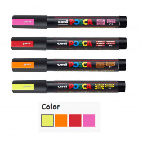 Posca PC-5M (1.8 - 2.5mm) - Set de 8 Colores - Dibujo & Escritura