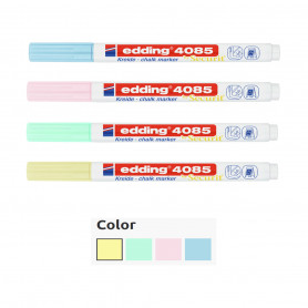 Rotulador de Tiza Edding 4085 Colores Pastel