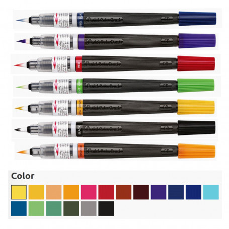 Pincel de Color Recargable Pentel