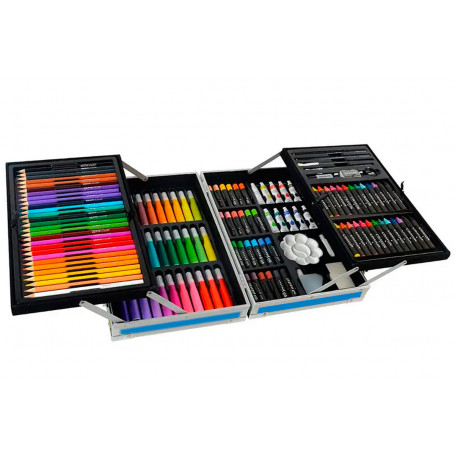 IContenido del Set de Pintura 132 Piezas Kiddycolor