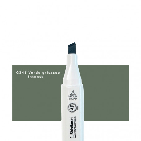 Touch Twin Brush - G241 Verde grisaceo intenso