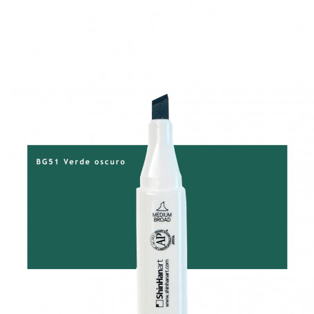 Touch Twin Brush - BG51 Verde oscuro