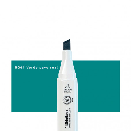 Touch Twin Brush - BG61 Verde pavo real