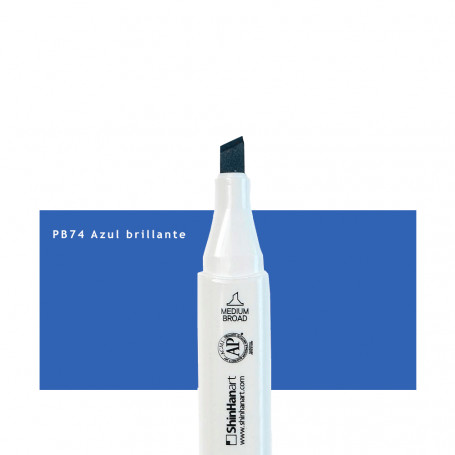 Touch Twin Brush - PB74 Azul brillante