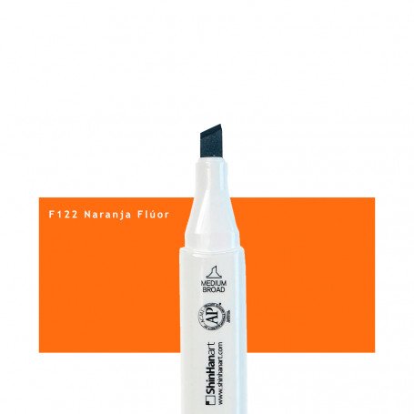  Touch Twin Brush - F122 Naranja Flúor