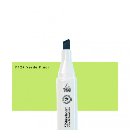  Touch Twin Brush - F124 Verde Flúor