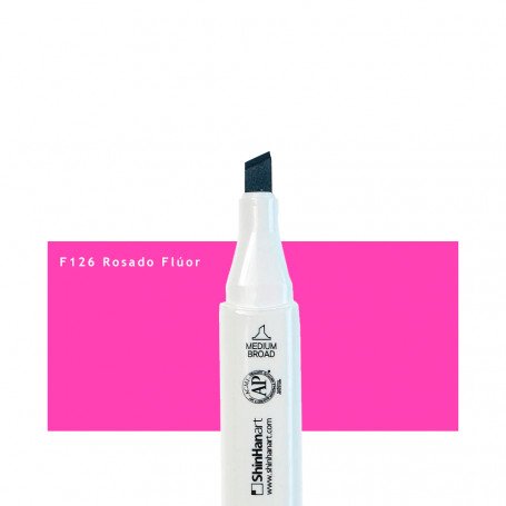  Touch Twin Brush - F126 Rosado Flúor