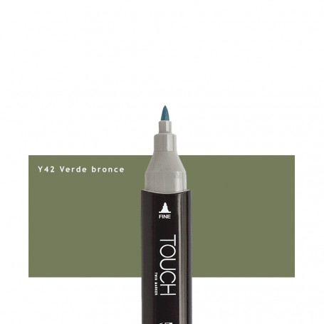 Touch Twin Marker - Y42 Verde bronce