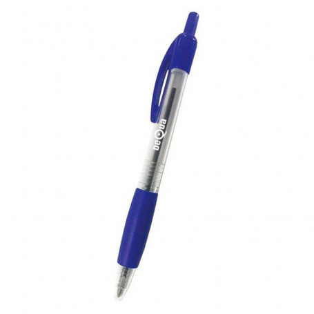 Bolígrafo Aceite Dequa Retráctil Azul