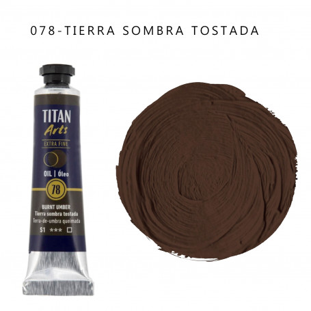 Óleo Titan 20ml - 078 Tierra Sombra Tostada