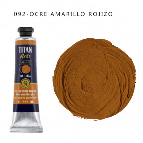 Óleo Titan 20ml - 092 Ocre Amarillo Rojizo