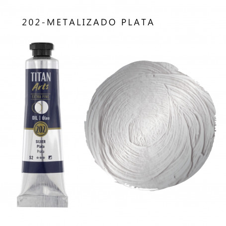Óleo Titan 20ml - 202 Metalizado Plata