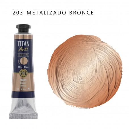 Óleo Titan 20ml - 203 Metalizado Bronce