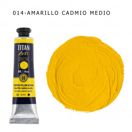 Óleo Titan 20ml - 014 Amarillo Cadmio Medio